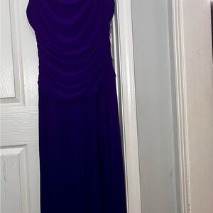 Elegant Purple Evening Dress